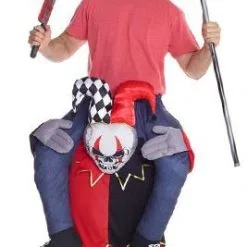 Don Disfraz Gruseliger Harlekin Huckepack Kostüm Für Erwachsene