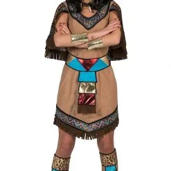 Don Disfraz Aztekin Fransen Kostüm Für Damen
