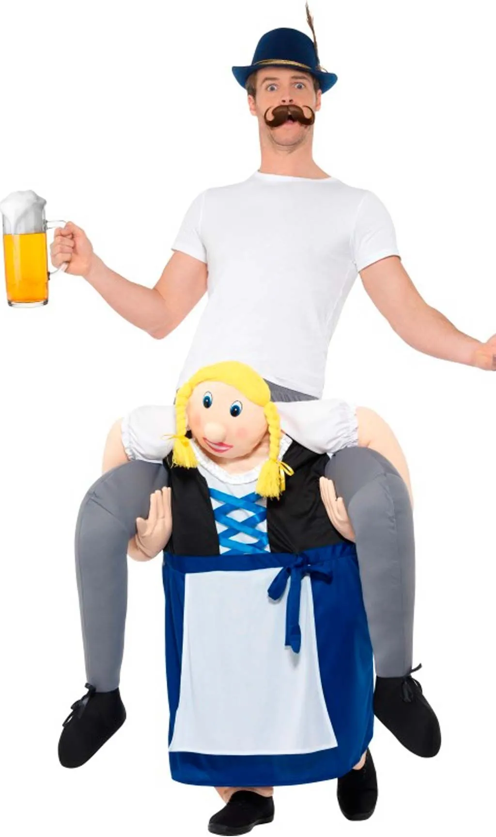 Don Disfraz Tirolerin Bayern Huckepack Kostüm Für Erwachsene 1 Don Disfraz Tirolerin Bayern Huckepack Kostüm Für Erwachsene