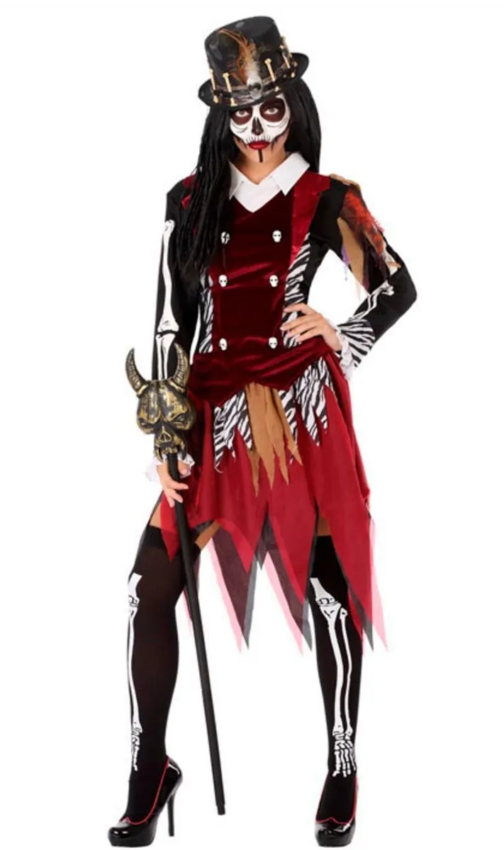 Don Disfraz Voodoo Skelett Kostüm Für Damen 1 Don Disfraz Voodoo Skelett Kostüm Für Damen