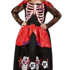 Don Disfraz Catrina Spitze Kostüm Für Mädchen