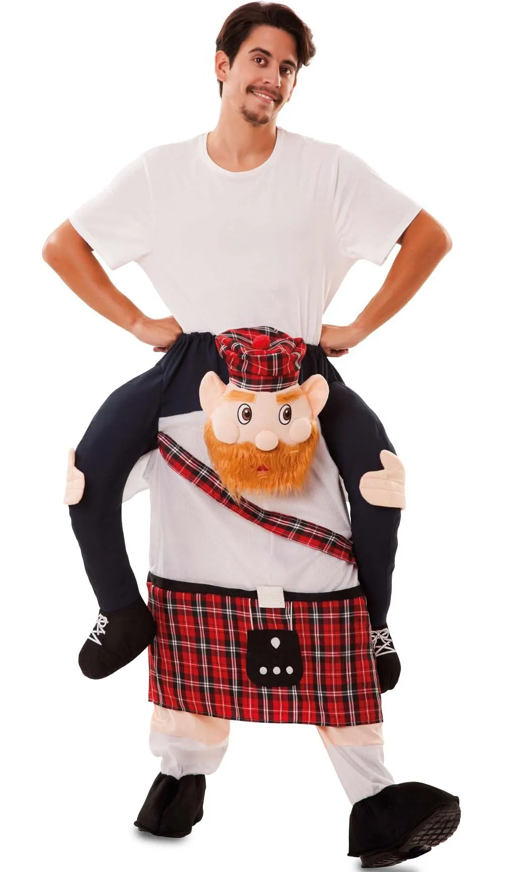 Don Disfraz Schotte Huckepack Kostüm Für Erwachsene 2 Don Disfraz Schotte Huckepack Kostüm Für Erwachsene – Bild 2