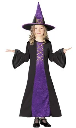 Don Disfraz Langes Hexen Kostüm Für Mädchen 1 Don Disfraz Langes Hexen Kostüm Für Mädchen