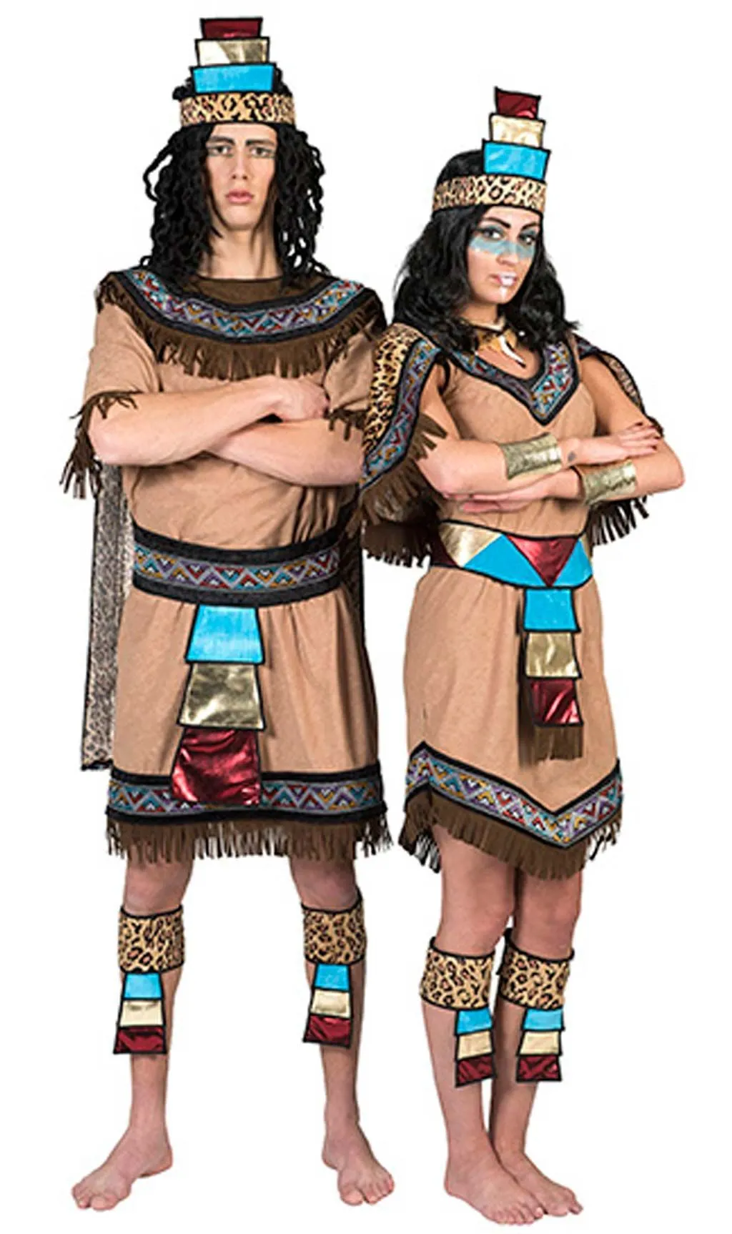 Don Disfraz Azteke Fransen Kostüm Für Herren 3 Don Disfraz Azteke Fransen Kostüm Für Herren – Bild 3