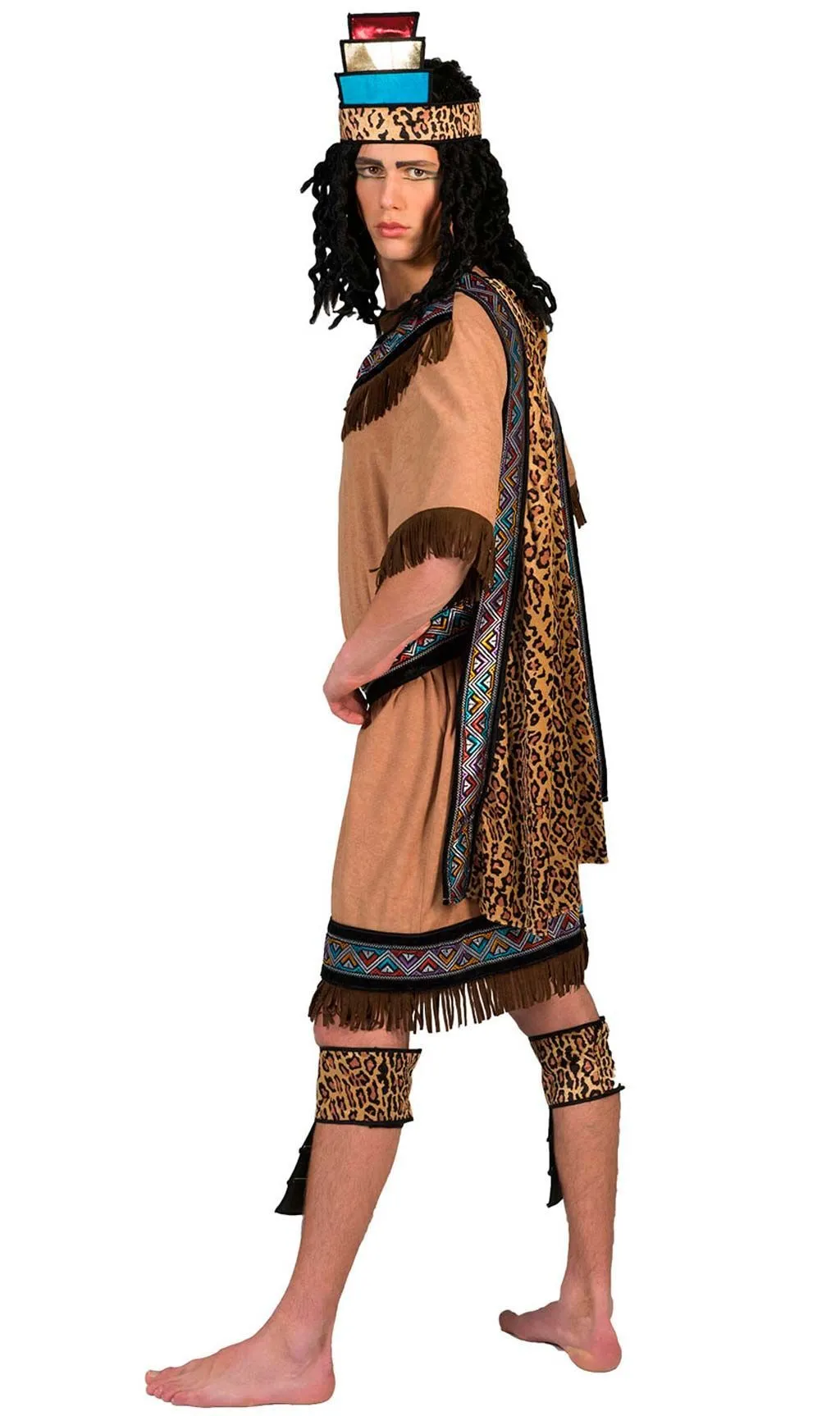 Don Disfraz Azteke Fransen Kostüm Für Herren 2 Don Disfraz Azteke Fransen Kostüm Für Herren – Bild 2