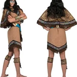 Don Disfraz Aztekin Fransen Kostüm Für Damen -Länder & Kulturen Verkäufe disfraz de azteca flecos para mujer 1.jpg