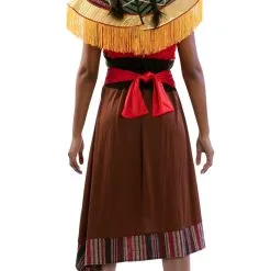 Don Disfraz Braunes Azteken Kostüm Für Damen