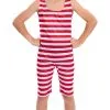 Don Disfraz Rot Gestreiftes Badeanzug-Kostüm Für Jungen
