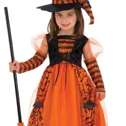 Don Disfraz Glänzendes Hexenkostüm Für Mädchen