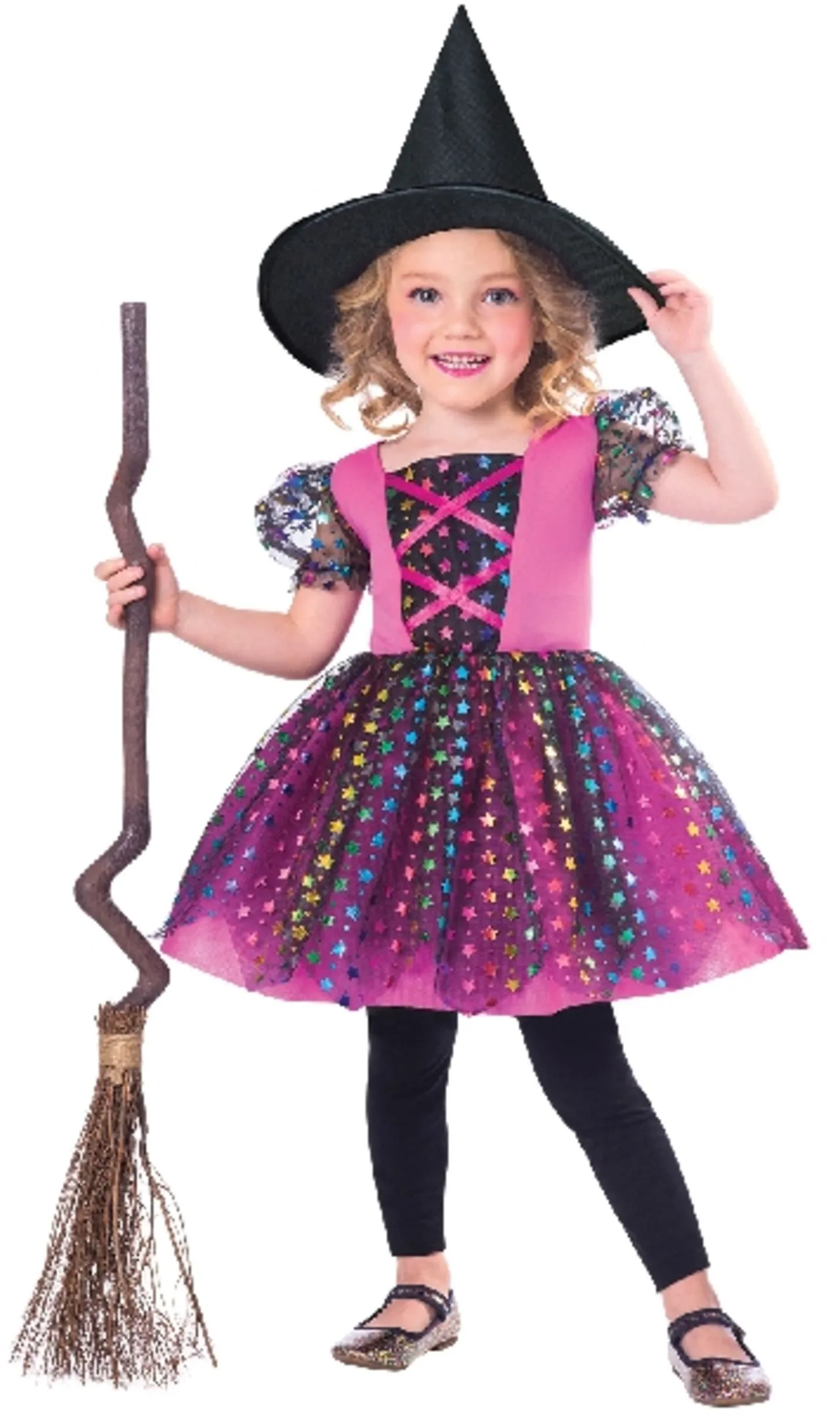 Don Disfraz Magisches Hexenkostüm Für Mädchen 1 Don Disfraz Magisches Hexenkostüm Für Mädchen