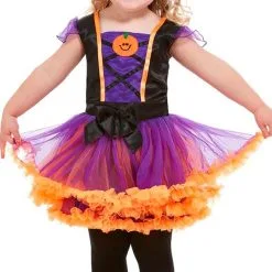 Don Disfraz Hexe Pumpkin Kostüm Für Mädchen -Länder & Kulturen Verkäufe disfraz de bruja pumpkin para nina.jpg