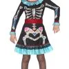 Don Disfraz Catrina Skelett Kostüm Für Mädchen