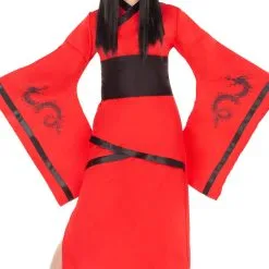 Don Disfraz Chinesin Rot Kostüm Für Damen