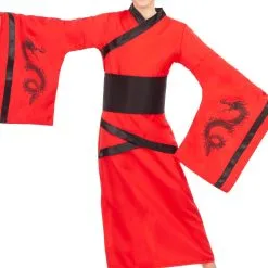 Don Disfraz Chinesin Rot Kostüm Für Mädchen