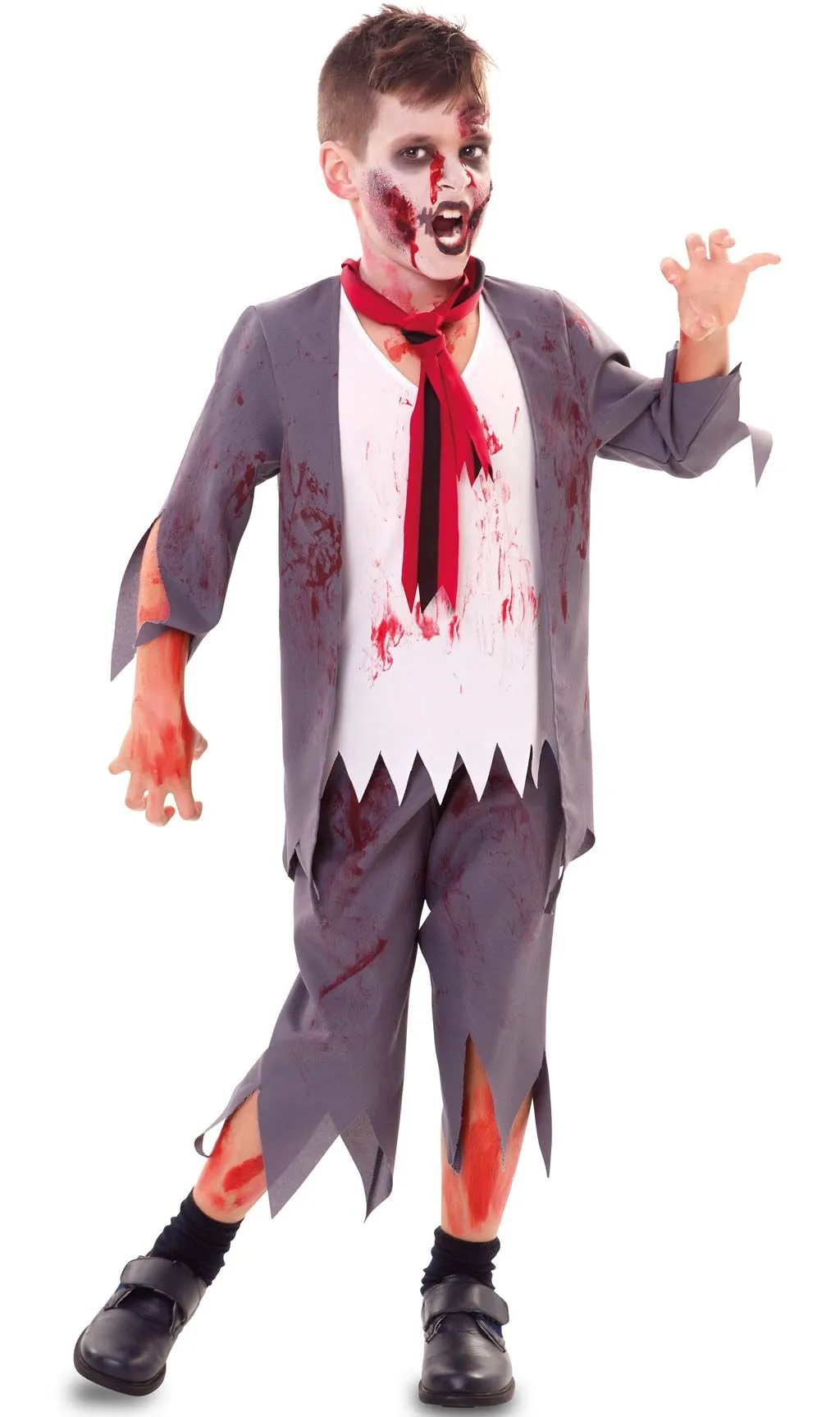 Don Disfraz Zombie Schuljungen Kostüm Für Jungen 1 Don Disfraz Zombie Schuljungen Kostüm Für Jungen