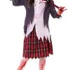 Don Disfraz Schulmädchen Zombie Mit Krawatte Für Damen