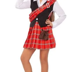Don Disfraz Schottin Kostüm Kariert Für Mädchen