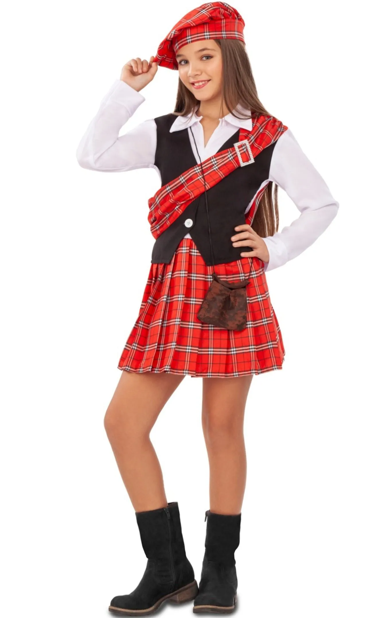 Don Disfraz Schottin Kostüm Kariert Für Mädchen 1 Don Disfraz Schottin Kostüm Kariert Für Mädchen