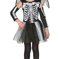 Don Disfraz Skelett Mit Flügel Kostüm Für Mädchen