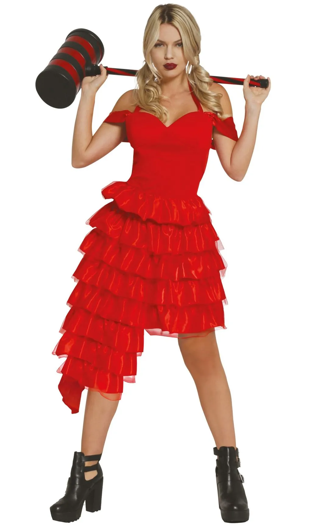 Don Disfraz Harley Kostüm Rot Für Teenager 1 Don Disfraz Harley Kostüm Rot Für Teenager