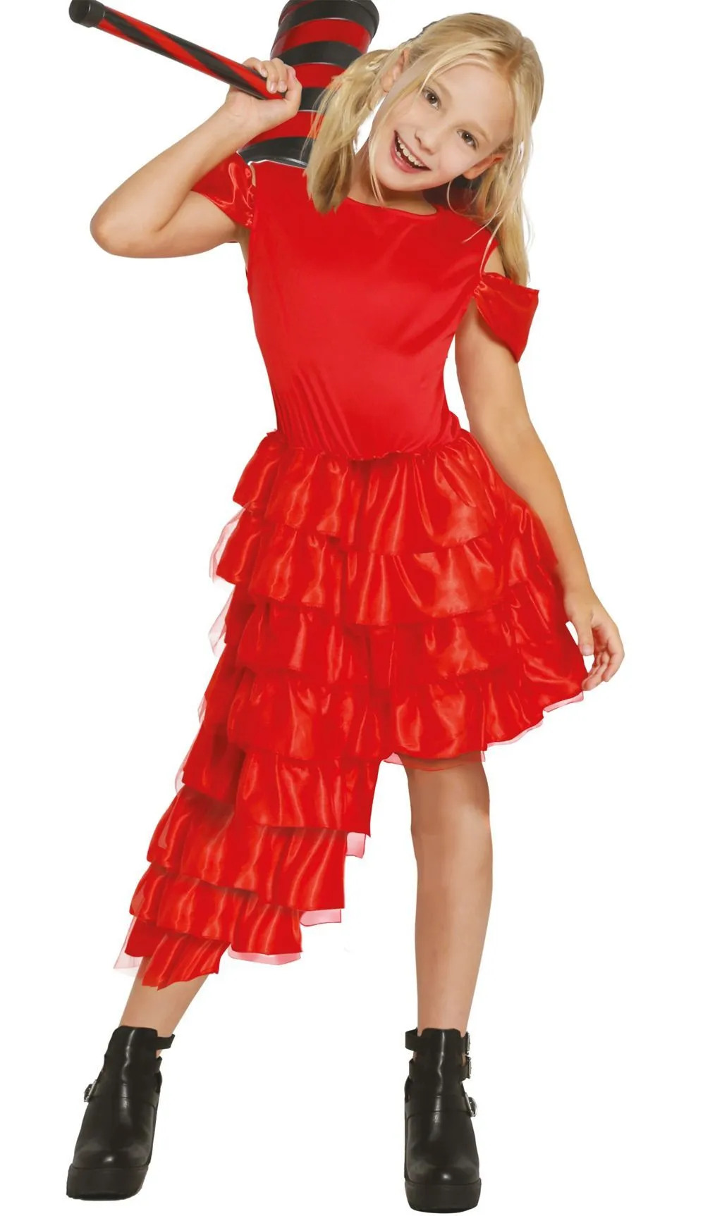 Don Disfraz Harley Kostüm Rot Für Mädchen 1 Don Disfraz Harley Kostüm Rot Für Mädchen