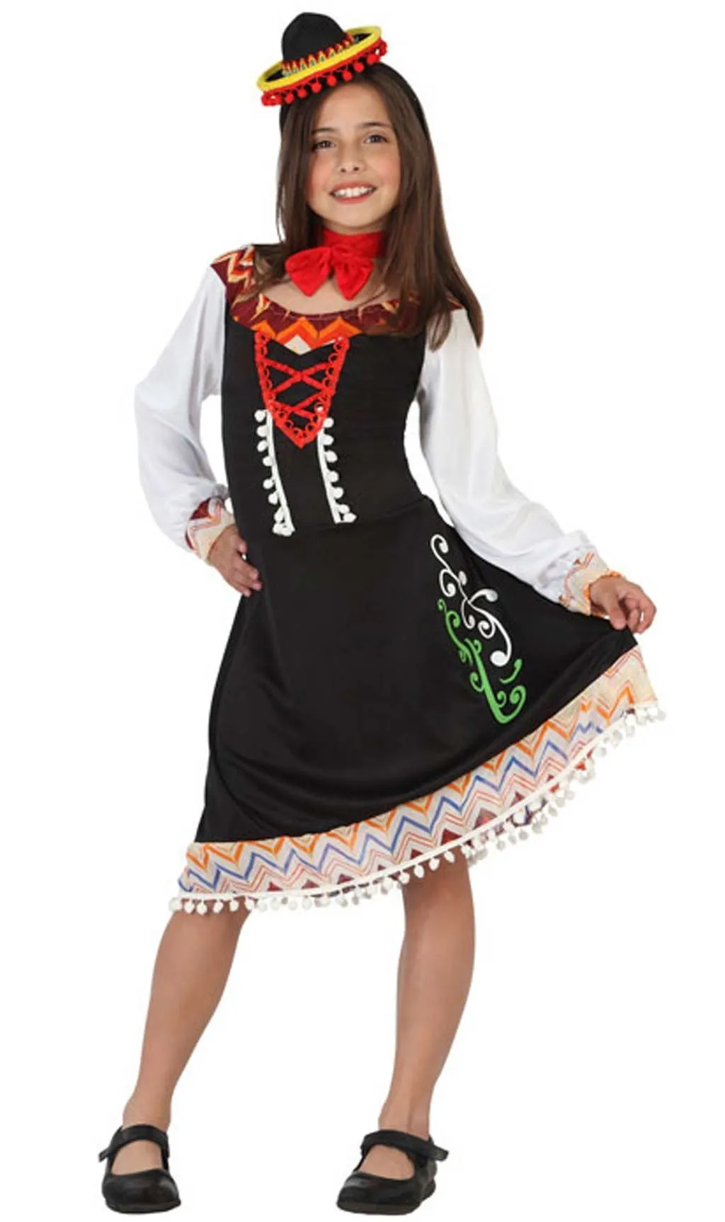 Don Disfraz Mexikanerin Camila Kostüm Für Mädchen 3 Don Disfraz Mexikanerin Camila Kostüm Für Mädchen – Bild 3
