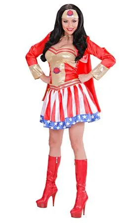 Don Disfraz Super Woman Kostüm Für Damen 3 Don Disfraz Super Woman Kostüm Für Damen – Bild 3