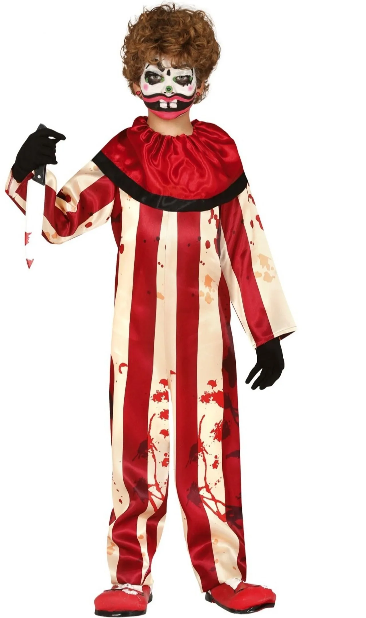 Don Disfraz Blutiger Clown Kostüm Für Jungen 1 Don Disfraz Blutiger Clown Kostüm Für Jungen