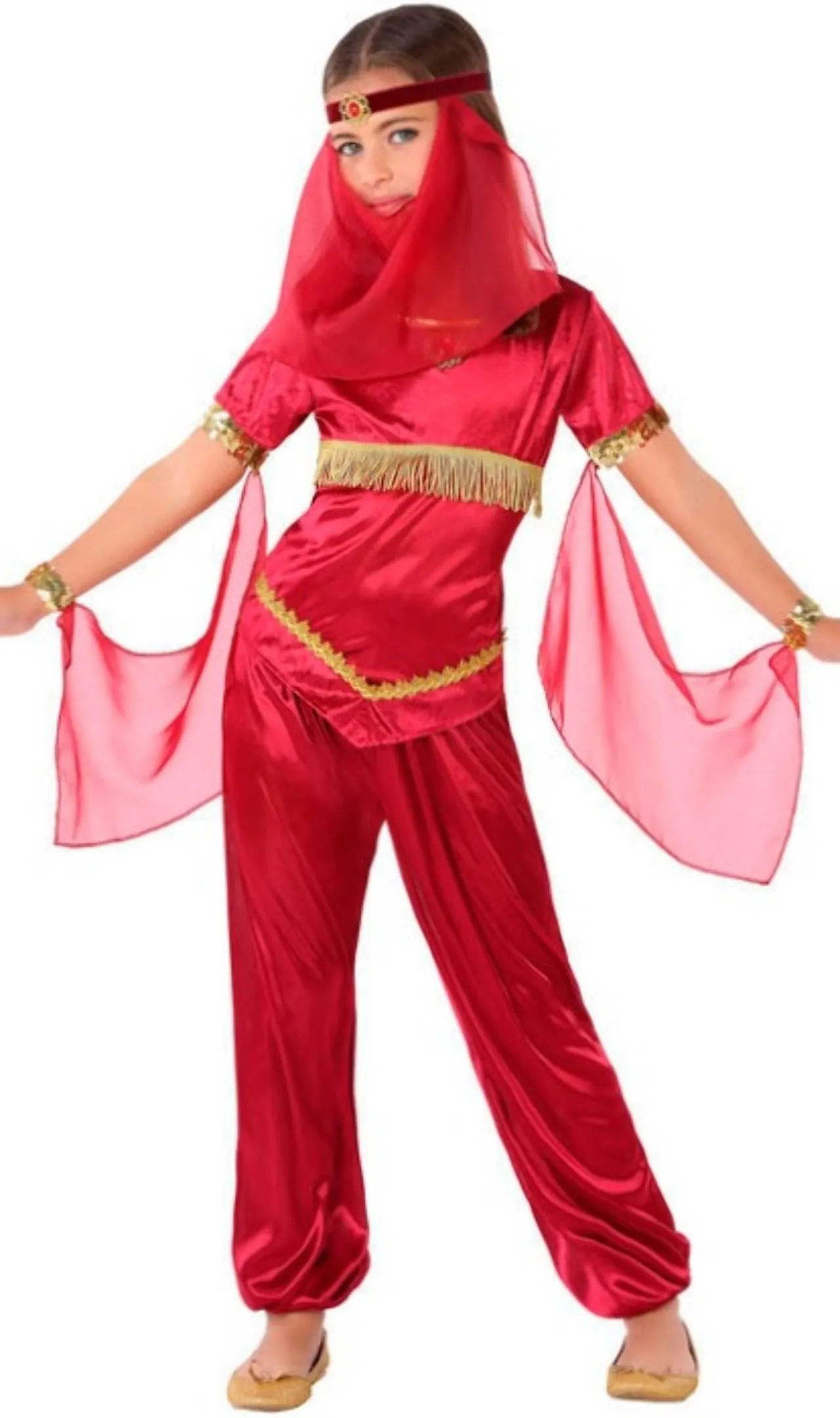 Don Disfraz Arabische Prinzessin Schleier Kostüm Für Mädchen 3 Don Disfraz Arabische Prinzessin Schleier Kostüm Für Mädchen – Bild 3