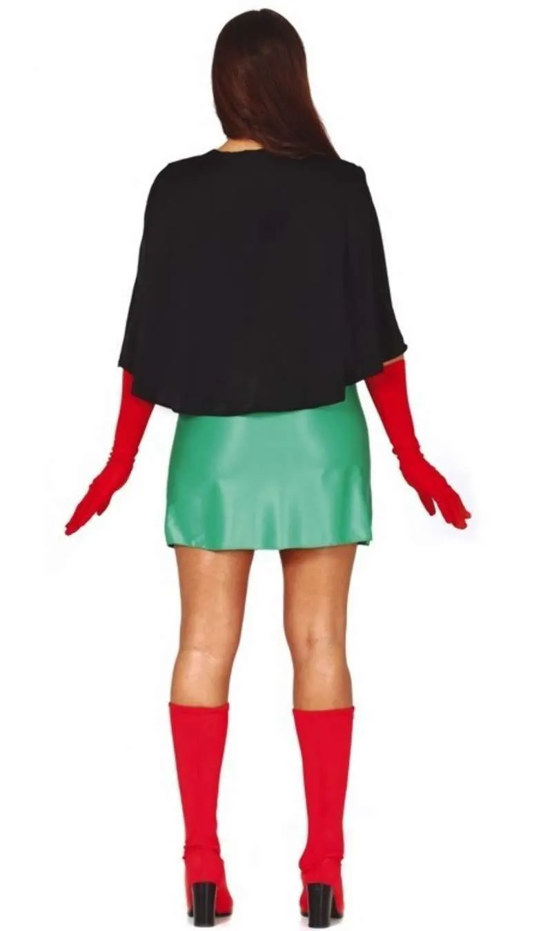 Don Disfraz Robin-Kostüm Mit Cape Für Damen 2 Don Disfraz Robin-Kostüm Mit Cape Für Damen – Bild 2