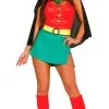 Don Disfraz Robin-Kostüm Mit Cape Für Damen