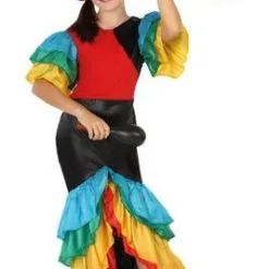 Don Disfraz Rumba-Tänzerin-Kostüm Für Mädchen