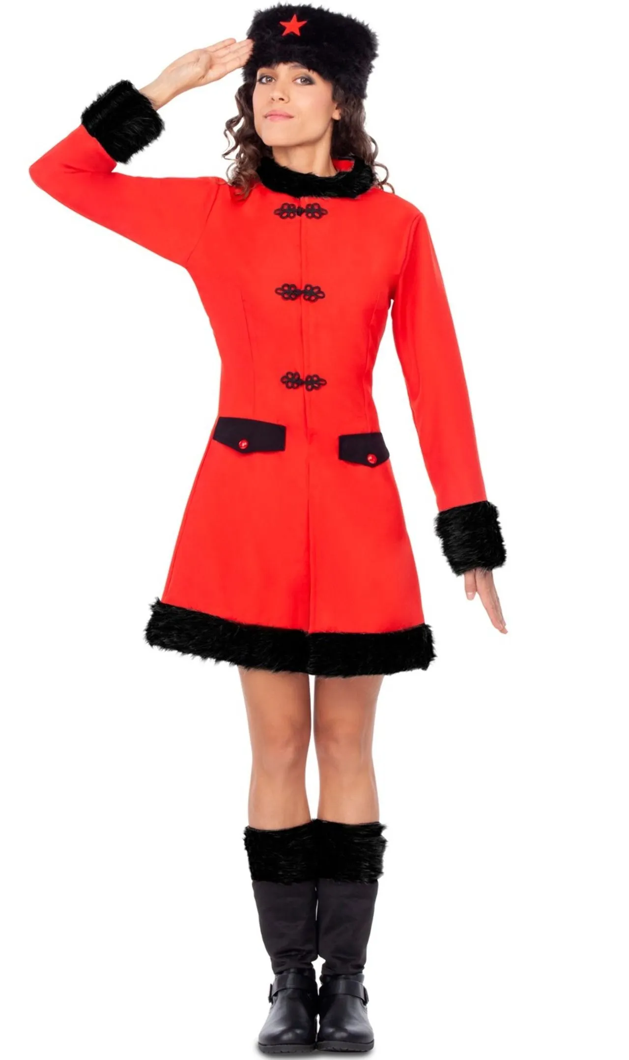 Don Disfraz Russin Rot Kostüm Für Damen 1 Don Disfraz Russin Rot Kostüm Für Damen