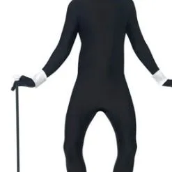 Don Disfraz Schwarzes Zweite-Haut-Kostüm Für Erwachsene -Länder & Kulturen Verkäufe disfraz de segunda piel negro