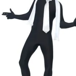 Don Disfraz Schwarzes Zweite-Haut-Kostüm Für Erwachsene -Länder & Kulturen Verkäufe disfraz de segunda piel negro 3