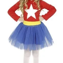 Don Disfraz Superheldin Stern Kostüm Für Mädchen