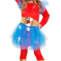 Don Disfraz Superheldin Wonder Kostüm Für Mädchen