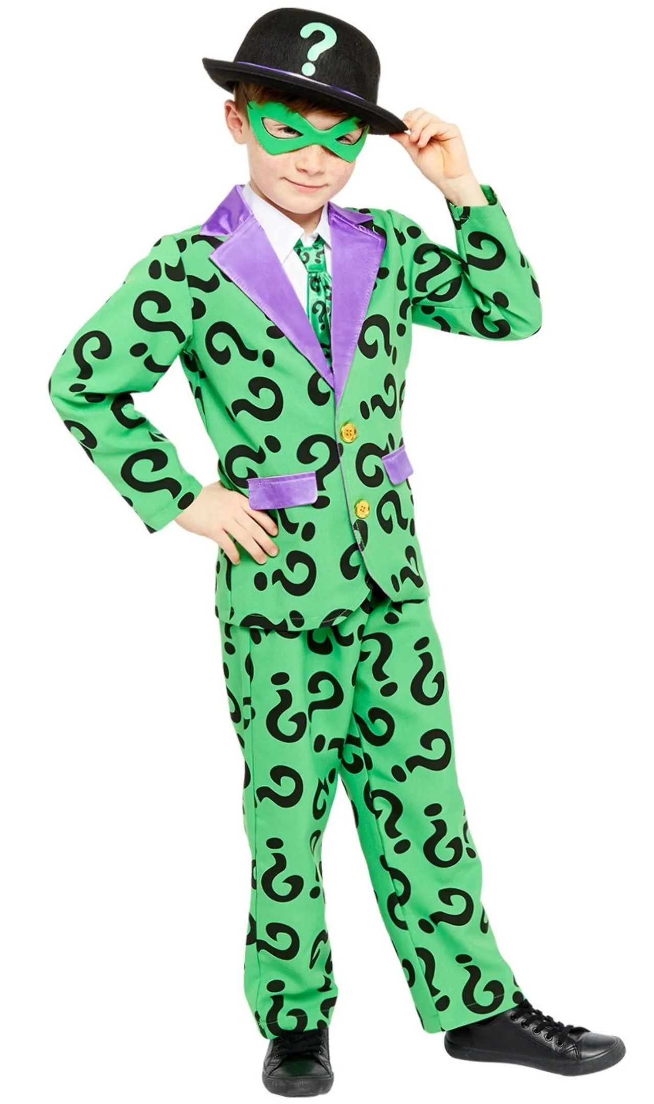 Don Disfraz Bösewicht Enigma™ Kostüm Für Jungen 1 Don Disfraz Bösewicht Enigma™ Kostüm Für Jungen