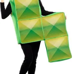 Länder & Kulturen Verkäufe 6 Don Disfraz Tetris Grün Kostüm Für Erwachsene