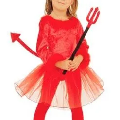 Don Disfraz Teufelin-Kostüm Aus Tüll Für Mädchen