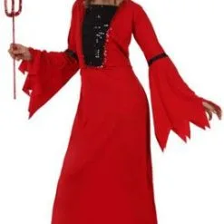 Don Disfraz Teulelsweib Spitzen-Kostüm Für Mädchen