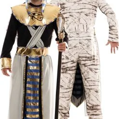 Don Disfraz Ägypter Und Mumie Doppelseitig Kostüm Für Herren -Länder & Kulturen Verkäufe disfraz doble de egipcio y momia para hombre 1.jpg