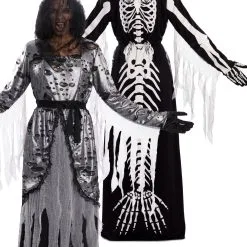 Don Disfraz Tod Und Meerjungfrau Skelett Kostüm Für Damen -Länder & Kulturen Verkäufe disfraz doble de muerte y sirena esqueleto mujer 1.jpg
