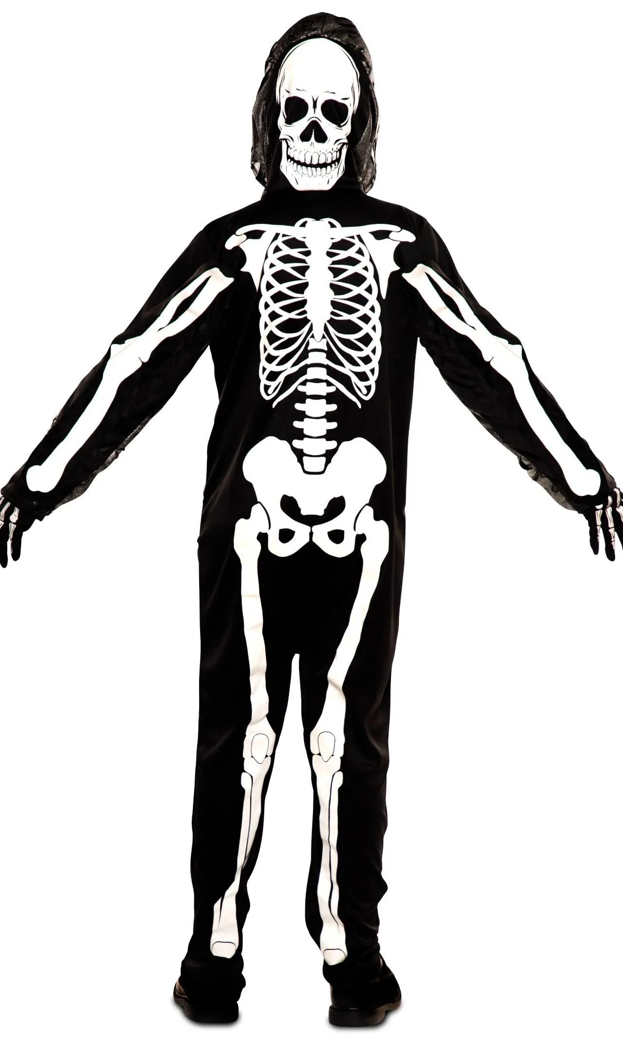 Don Disfraz Zombie Und Skelett Doppelseitig Kostüm Für Jungen 8 Don Disfraz Zombie Und Skelett Doppelseitig Kostüm Für Jungen – Bild 8