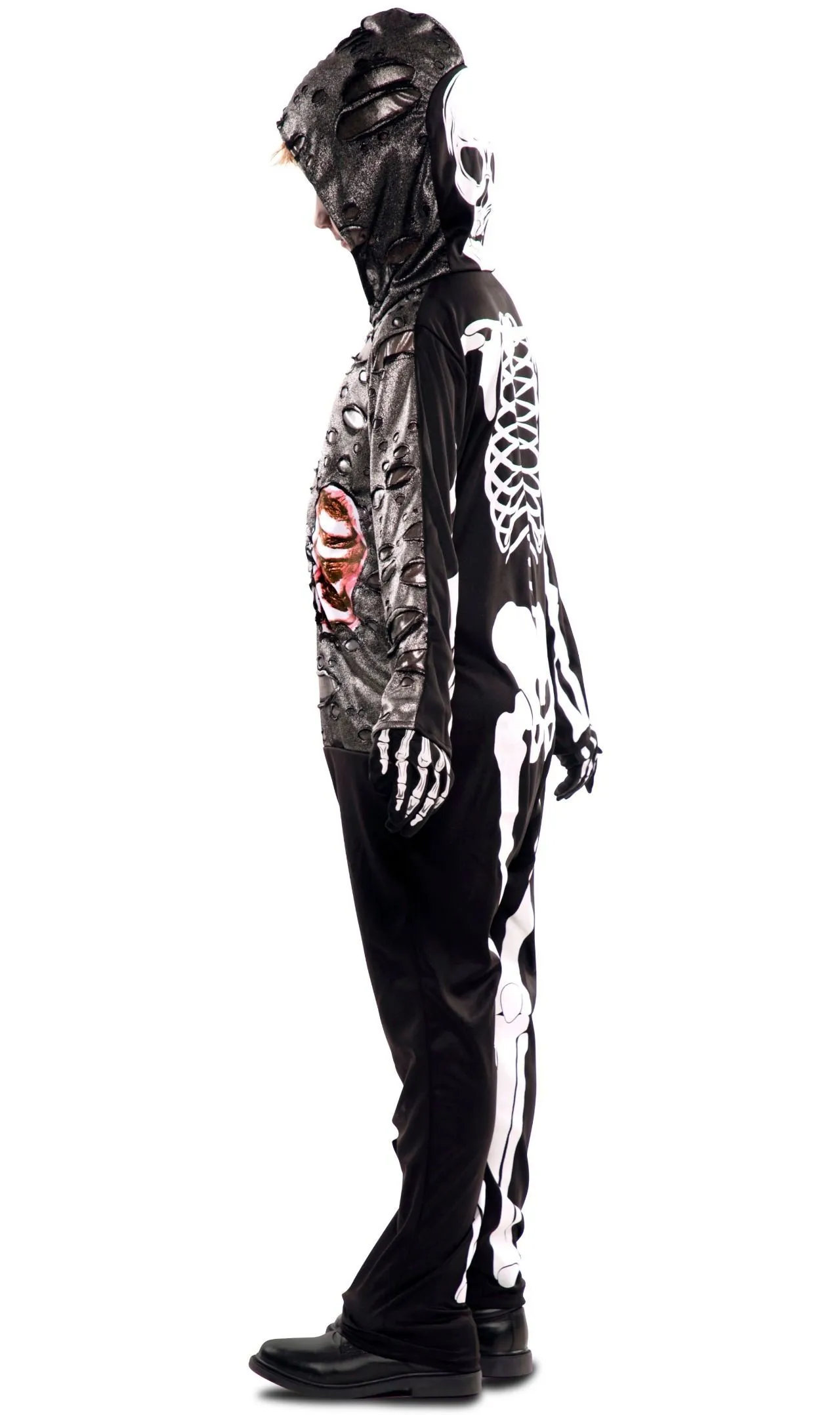 Don Disfraz Zombie Und Skelett Doppelseitig Kostüm Für Jungen 9 Don Disfraz Zombie Und Skelett Doppelseitig Kostüm Für Jungen – Bild 9