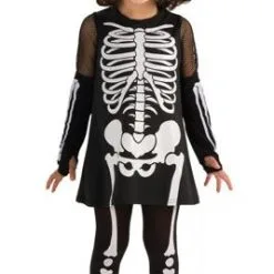 Don Disfraz Skelett Kleid Kostüm Für Mädchen