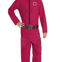 Don Disfraz Squid Game Guard-Kostüm Für Teenager