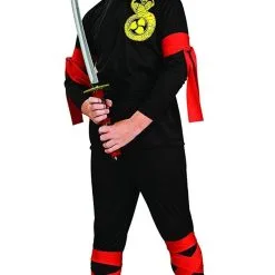 Don Disfraz Schwarzes Ninja-Kostüm Für Kinder