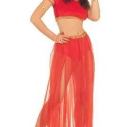 Don Disfraz Farbiges Odaliske-Kostüm Für Damen -Länder & Kulturen Verkäufe disfraz odalisca arabe adulto mujer roja 2 1