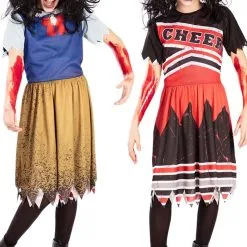 Don Disfraz Wendbares Zombie-Prinzessin-Kostüm Für Mädchen